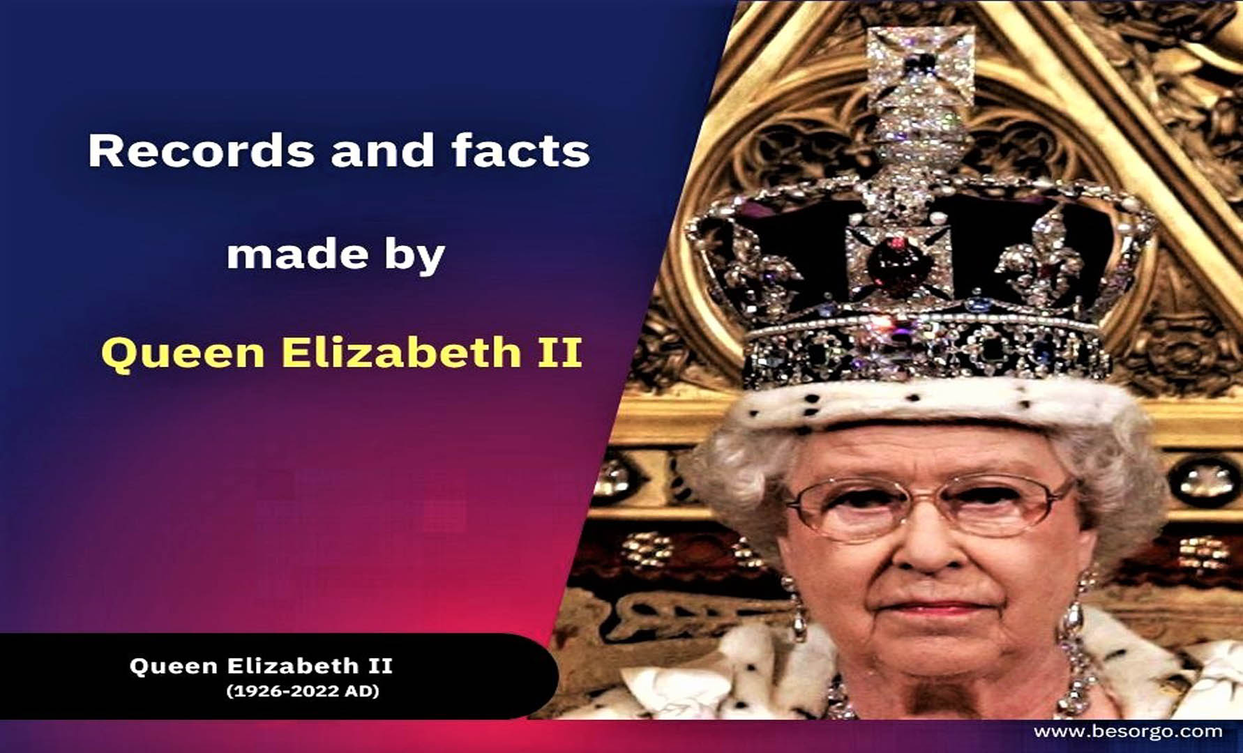 Records and facts made by Queen Elizabeth II